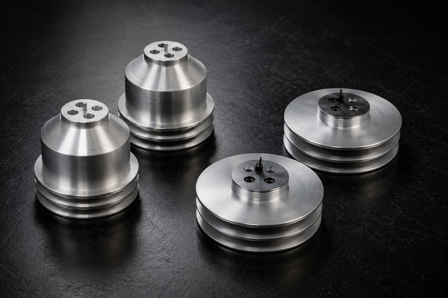 Precision engineered pulley assembly